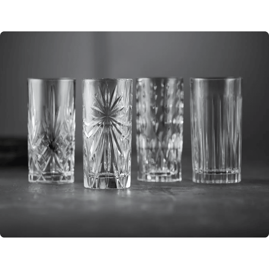 Lyngby Glas Highball 36 cl 4 stk, Selection